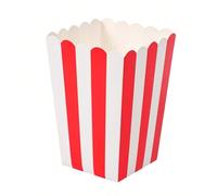 10/20/30/50 pezzi Mini scatole per popcorn, 100 pezzi Sacchetti di carta per popcorn per serate cinematografiche, Classici mini secchi per popcorn, Adatti per visione della Coppa del Mondo, cinema, ca