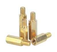 10/20/30/50 pz 3/4/5/6mm Testa Singola Esagonale In Ottone Standoff Pilastro Filettato for La Scheda Madre Del Computer Stand Off Rastrelliere Spacer Vite(13mm (30pcs),M3 (thread 5mm))