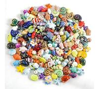 10/20/30 pezzi/lotto foro colorato 2 mm pesce pagliaccio tartaruga stella conchiglia perline in ceramica simpatici animali per gioielli braccialetti fai da te artigianato-M628-30 pezzi