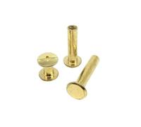 10/20/30 pezzi M5x4-50mm Cinghia for cintura in pelle for borsa, album fotografico, libro contabile, rilegatura Chicago, vite, chiodo, rivetto, bullone(Black,20pcs 5x20mm)