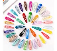 10/20/30 pezzi/set Fermagli per capelli a goccia d'acqua colorati e luminosi in stile Ins, semplici e carini, adatti per principesse, accessori per capelli, fermagli per coda di cavallo laterale, adat