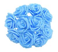 10/20/30pcs 8cm Rosa Artificiale Fiore Sposa Bouquet Per Matrimonio E Casa