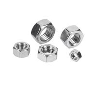 10/20/30PCS Metric Left Hand Threaded Hex Nuts M4 M5 M6 M8 M12 M14 A2-70 Reverse Opposite Hex Hexagon Nut Accessories(M12 10PCS)
