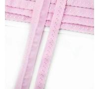 10/20/40M 11mm Fasce Elastiche in Nylon per Biancheria Intima Reggiseno Spalla Nastro in Gomma Vestiti Decorazione Pizzo Elasticizzato Accessorio da Cucito Fai da Te-Rosa-11mm-40Metri