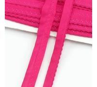 10/20/40M 11mm Fasce Elastiche in Nylon per Biancheria Intima Reggiseno Spalla Nastro in Gomma Vestiti Decorazione Pizzo Elasticizzato Accessorio per Cucito Fai da Te-Rosa-11mm-20Metri