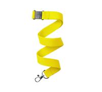 10/20/50/100 LACCIO PORTA BADGE NASTRO MOSCHETTONE BLU VERDE GIALLO ROSSO COLLO