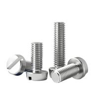 10/20/ 50/100 pezzi M1.6 M2 .5 M3 M4 M5 M6 304 in acciaio inossidabile con testa a taglio e colonna, vite a testa tonda(5mm,M2 (100pcs))