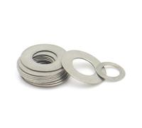 10/20/50/100 Pezzi Ss 304 0.1/0.2/0.3/0.5Mm M3/M4 M5 M6 M8 M9 M10-M40 Regolazione Spessore Guarnizione Rondella Piatta Ultra Sottile/Spessore .30Mm/M25*30(Thickness 0.5mm,M5*7 (100Pcs))