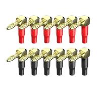 10/20/50/100 pz Forma L 4mm Spina A Banana Connettore Ad Angolo Retto 90 Gradi Banana Maschio Spine Audio Altoparlante Filo Connettori del cavo(50pcs)