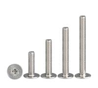 10/20/50/100 Pz M1.6 M2 .5 M3 M4 M5 M6 304 In Acciaio Inox Croce Vite Piatta Laptop Digitale Lunghezza = 2mm-40mm(6x30(10pcs))