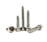 10/20/50/100 Pz M2 .6 M3 .5 M4 M5 M6 304 In Acciaio Inox Allen Esagonale Esagono Incassato Cap Testa Mobili In Legno Vite Autofilettante(10mm,M3.5 50pcs)