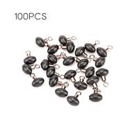 10/20/50/100x Attrezzatura Pesca Zip Rig Slider Puleggia Perlina Rotante Clip