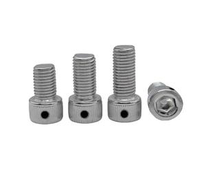 10/20/50 Pezzi M2 .5 M3 M4 M5 M6 M8 M10 Testa Esagonale In Acciaio Inossidabile 304 Con Foro Vite Di Tenuta A Piombo Laterale Arresto Anti-intervento(12mm,M6 (20pcs))