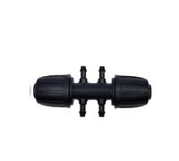 10/20/50 Pezzi Tubo in PE da 16 mm 1/2'' a Raccordo a T for Tubo Flessibile da 4/7 mm con Blocco filettato Adattatore for irrigazione da Giardino a microtubo da 1/4''(KIT002-10PCS)