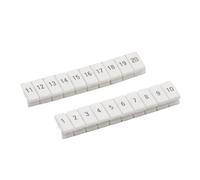 10/20/50 pezzi ZB4 strisce di marcatura digitali for morsettiera DIN UK-1.5N barra di marcatura Morsettiera ZB-4 Bornier etichetta di marcatura (51-60 50 pezzi)(31-40,20pcs)