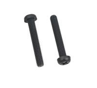 10/20/50pc M2 M2.5 M3 M4 M5 M6 Diametro 2 2.5 3 4 5 6mm Nero Nylon isolato in plastica Croce Pan Testa tonda Bullone Vite(15mm,M3 50pcs)
