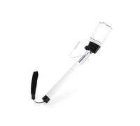10/20/50pz MONOPIEDE BASTONE SELFIE CELLULARE FOTO JACK 3,5mm BOTTONE acciaio