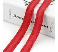 10/20 iarde 13,0 mm elastici colorati doppio nastro di gomma per vestiti reggiseno biancheria intima fettuccia fai da te accessori per cucire indumenti-rosso-13,0 mm-20 iarde