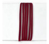 10/20 metri di elastico in poliammide colorato da 3/5 mm, nastro in gomma decorativa, anello per capelli con anima in olio, corde elastiche, accessori per cucito fai da te - Vino - 3,0 mm - 10 metri
