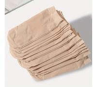 10/20 paia di calze trasparenti colorate, calze corte confortevoli e traspiranti, calzini da donna e calze al ginocchio 10 paia nere, taglia unica,10 paia di beige, taglia unica,20 paia nere, taglia u