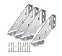 10/20 pezzi codice angolare staffe angolari for scaffalature in acciaio inossidabile for impieghi gravosi fissaggio for mobili(10PCS)