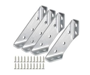 10/20 pezzi codice angolare staffe angolari for scaffalature in acciaio inossidabile for impieghi gravosi fissaggio for mobili(10PCS)