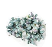 10/20 pezzi di fiori di seta artificiali testa gradiente orchidea fiore di magnolia per la casa decorazioni natalizie accessori per tornanti fai da te-blu-20 pezzi