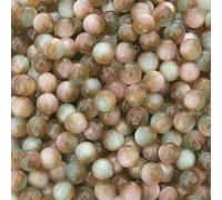 10-20 pezzi di perline rotonde in resina iridescente dorata sfumata imitazione occhio di gatto vitalità perline sparse gioielli fatti a mano fai da te braccialetti-style2 10 pezzi-8 mm
