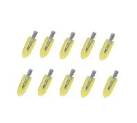 10/20 pezzi fermagli for capelli di base for donne e ragazze, for lo styling, il trucco, le forcine senza piega, gli accessori moda per Donne(10pcs yellow glitter)