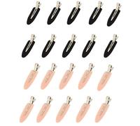 10/20 pezzi fermagli for capelli di base for donne e ragazze, for lo styling, il trucco, le forcine senza piega, gli accessori moda per Donne(20pcs black pink)