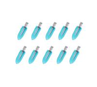 10/20 pezzi fermagli for capelli di base for donne e ragazze, for lo styling, il trucco, le forcine senza piega, gli accessori moda per Donne(10pcs blue glitter)