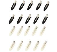 10/20 pezzi fermagli for capelli di base for donne e ragazze, for lo styling, il trucco, le forcine senza piega, gli accessori moda per Donne(20pcs black white)