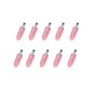 10/20 pezzi fermagli for capelli di base for donne e ragazze, for lo styling, il trucco, le forcine senza piega, gli accessori moda per Donne(10pcs pink glitter)