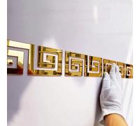 10/20 pezzi Set di adesivi a specchio - Misure versatili da 5/10 cm per una facile decorazione domestica, perfetti per soggiorno, camera da letto, bordi di armadi e finestre, adesivi, decorazioni mura