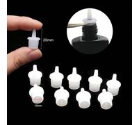 10/20 Pezzi Tappi di ricambio universali per bottiglia di colla per extension ciglia, accessori per utensili per applicazione di ciglia finte Polistirolo