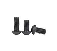 10/20 Pezzi UNC 4#-40 6#-32 8#-32 UNF 10#-32 Nero Grado 10.9 US Vite A