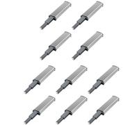 10/20 pz Fermaporta Hardware Soft Close Serranda Push for aprire il cassetto Quiet Closer Touch Maniglia invisibile Buffer per Porta nascosta, Armadi(10 PCS)