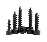 10/20 pz Nero Acciaio Al Carbonio Esagono Incassato Testa Viti Autofilettanti Modello M2.6 M3 M3.5 M4 M5 (Color : 14mm, Size : M2.6 x20pcs)