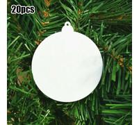 10/20 pz ornamenti a specchio vuoti bastoncini natalizi acrilici per artigianato