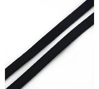 10/20M 3/8quot; 10mm Nylon Ferretto Reggiseno Incanalamento Nastro Fettuccia Per Filo Reggiseno Manicotto Protettivo Tubolare Pizzo Accessorio Per Cucire-Nero,10mm-10Meters
