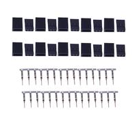 10/20pairs per Futaba Servo Ricevitore Connettori Kit Spine per Quadcopter Terminali Batteria Crimps Pin Kit per Futaba Servo Spine