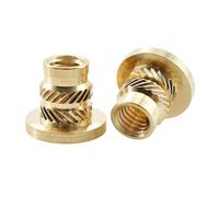 10/20PCS M2 M3 M4 M5 M6 M8 Flangia In Ottone Inserto Dado Insertnut 3D Stampante PC Del Computer Portatile Nutsert Incorporare Dadi Inserti