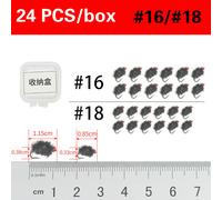 10/20PCS Pesca con la Mosca Mosche Ganci Bagnato Asciutto Esche Spigola Ninfa