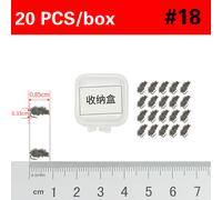 10/20PCS Pesca con la Mosca Mosche Ganci Bagnato Asciutto Esche Spigola Ninfa