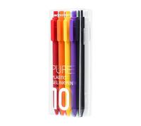 10/20Pcs Retrattile Gel Inchiostri Penne Journaling per Scrivere Noting Sketching 0.5MM Press Action Gel Pen Quick Dry retrattile scrittura