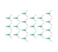 10/20Pcs Subline Splitter Anti Entanglements Lenza Da Pesca Bifurcazione Girelle Per Doppio Gancio 8 Anelli A Forma Di Contattore Linea Spazio Bifurcazione Girelle Anelli Contattore Dispositivo Per