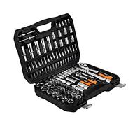 10-211 set di chiavi a 6 bordi, chiavi a bussola 1/2", 1/4" 110 pz. NEO TOOLS