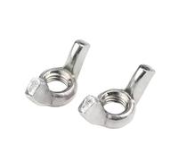 10#-24 1/4-20 5/16-18 3/8-16 1/2-13 Farfalla Dado a farfalla Dado in acciaio inossidabile 304 a serraggio manuale(10-24(5pcs))