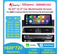 10.25 ''1920*720 Wireless Carplay Android Auto Display Multimediale Per BMW Serie 3 4 F30 F31 F32 F33 F34 F36 NBT Touch Screen 10.25 F30 NBT
