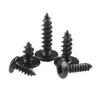 10/25/50 pz M3 M4 M5 M6 Nero Phillips Truss Testa Croce Incasso Testa a Fungo Viti Autofilettanti(16mm,M5 25pcs)